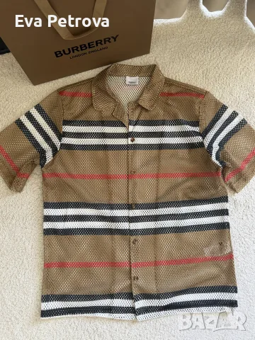 Burberry L,XL мъжка риза, снимка 8 - Ризи - 55473098