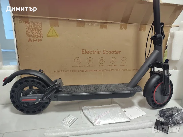 Електрически скутер 500 вата, 35км/ч.макс скорост, гуми 10инча  - AOVOPRO LP10