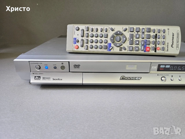 Pioneer dvr 520h hdd dvd recorder, снимка 2 - Плейъри, домашно кино, прожектори - 54280438
