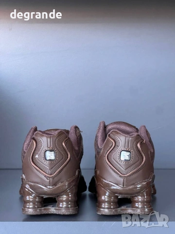 👟Nike Shox TL Шоколад 👇ВИДЕО НА МОДЕЛА , снимка 4 - Маратонки - 54887003