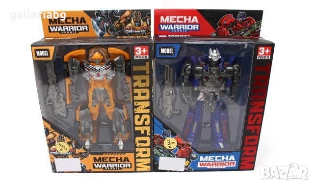 Трансформиращ се робот Mecha Warrior – 2 цвята, 20 см