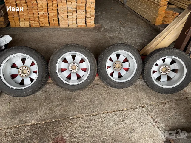 Гуми с джанти Audi 225/55/16, снимка 6 - Гуми и джанти - 55425652
