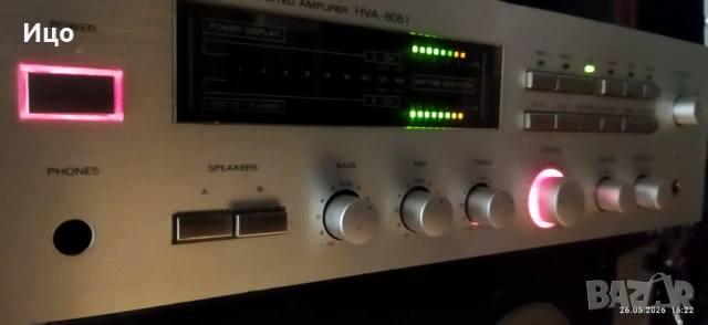 Reinforce HVA 8051 усилвател,отличен., снимка 2 - Ресийвъри, усилватели, смесителни пултове - 54682452