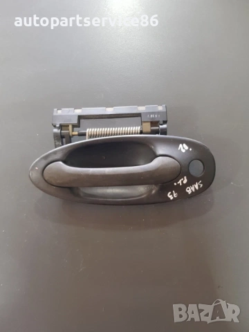 Външна дръжка за предна лява врата черна за Saab 9-3 (2002–2007) 12785560