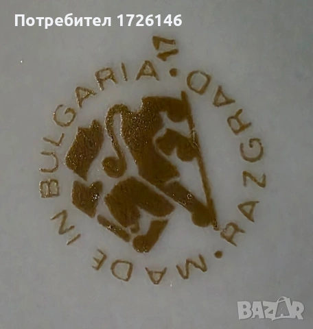 Порцеланова чиния на Дянко Стефанов , снимка 4 - Чинии - 54351872