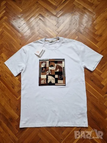 Страхотна мъжка тениска HERMES размер S M L XL 2XL 