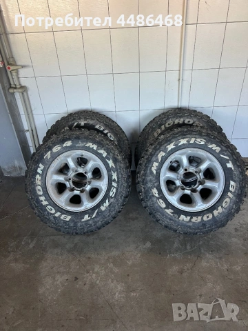 Maxxis Bighorn LT235/75R15 + джанти 15” – ТОП състояние, снимка 2 - Гуми и джанти - 54550463