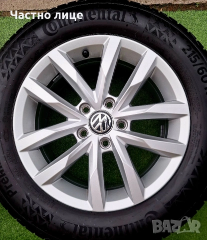 Продавам 4бр оригинални 16-ки джанти за Фолксваген Пасат, Голф, Туран, Тигуан , снимка 2 - Гуми и джанти - 53949617