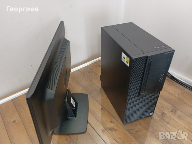 Компютър Dell Optiplex 3050  i5-7500 + монитор , клавиатура и мишка, снимка 10 - Работни компютри - 55168487
