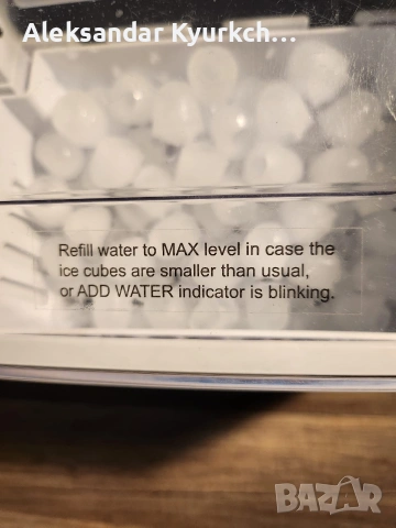 ледогенератор Logik Ice cube maker, снимка 7 - Хладилници - 54392761