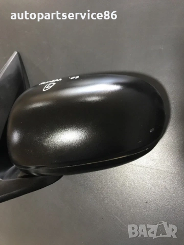 Огледало предно ляво черно за Nissan Almera N16 (2003) 015806, снимка 2 - Части - 54355604
