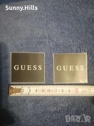 Стикери за дрехи Guess - лого - поставяне с ютия, снимка 4 - Други - 54399535