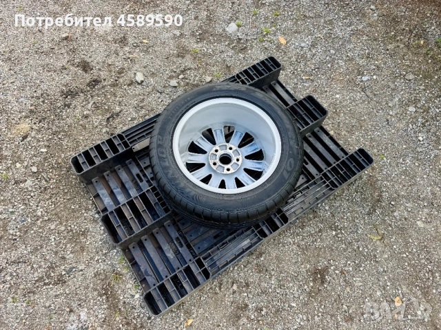 ЧИСТО НОВА Резервна гума+Алуминиева джанта BORBET 16цола 5x112 заVw,Audi,Skoda,Seat, снимка 7 - Гуми и джанти - 54772949