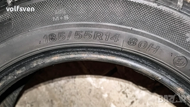 2 броя зимни гуми -LASSA - 185 / 55 / 14  , снимка 3 - Гуми и джанти - 54275174