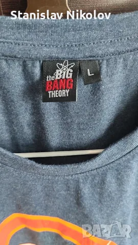 Тениска Bazinga! (The Big Bang Theory), Size L, снимка 4 - Тениски - 55575818