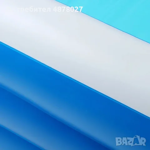Надуваем семеен басейн 210 × 135 × 56 см – Здрав PVC материал и 3 въздушни камери, снимка 6 - Басейни и аксесоари - 55664167