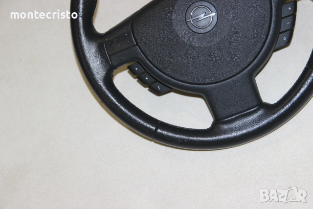 Мулттифункционален кожен волан Opel Meriva A (2003-2010г.) Opel Corsa C (2000-2006г.), снимка 3 - Части - 55182084