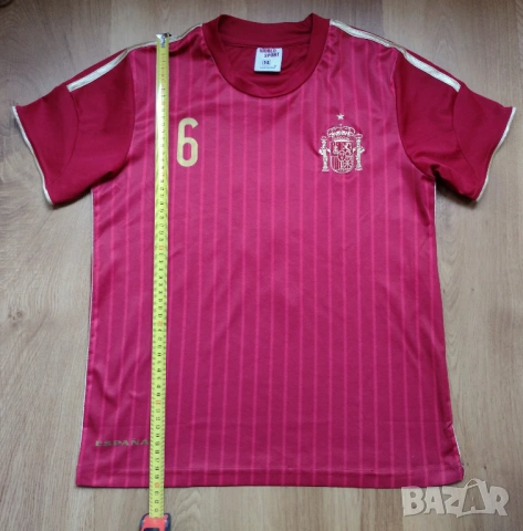 #6 Iniesta Spain - юношеска футболна тениска на Испания, снимка 7 - Футбол - 54901334