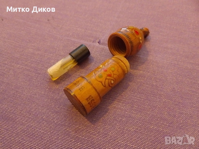 Фиолка Българска роза, Дървена, С парфюмче розе, снимка 5 - Други стоки за дома - 53328140
