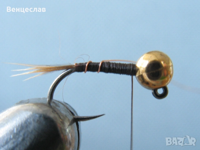 Изкуствени мухи - проста нимфа 'perdigon', снимка 9 - Стръв и захранки - 55092642