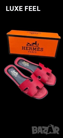 Hermes ⚜️Дамски Чехли , снимка 3 - Чехли - 54008230