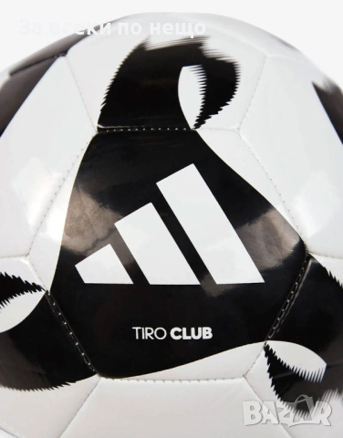 ADIDAS Football Tiro Club Ball Size 5 White/Black Футболна Топка Код P2557 , снимка 4 - Футбол - 54809598