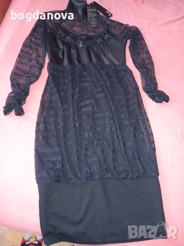 Нова, с етикет елегантна рокля на Junona, S размер, снимка 5 - Рокли - 53995162