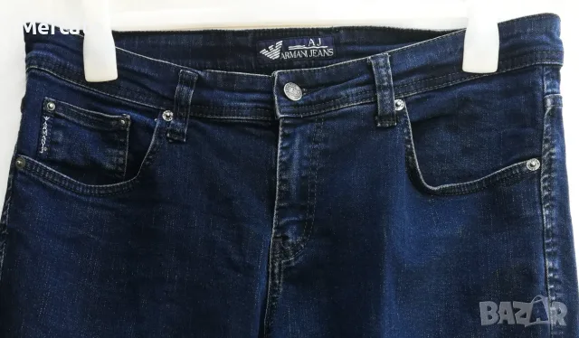 Оригинални мъжки дънки Armani Jeans - по етикет 34, снимка 6 - Дънки - 55557318