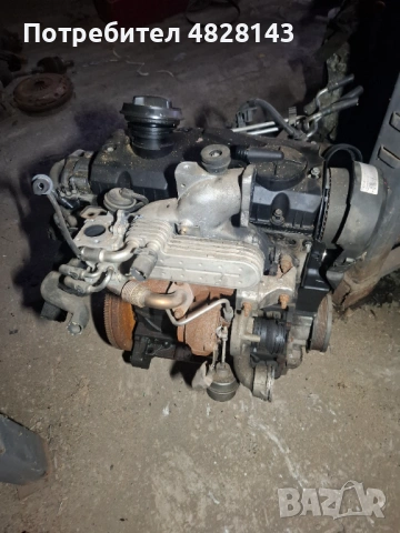 Двигател Ауди Сеат Фолксваген Audi Seat Vw 1.9TDI BKC 105к.с., снимка 4 - Части - 54612639