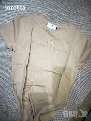 Тениска Elisabetta Franchi , снимка 5 - Тениски - 55269148