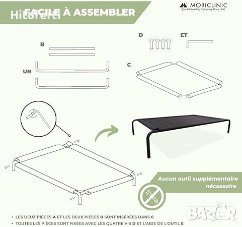 Кучешко легло Mobiclinic® Pets, Cleo HT-002, снимка 2 - За кучета - 54294464