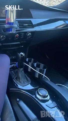 BMW e60 Cupholder Поставка за две чаши, снимка 2 - Аксесоари и консумативи - 55017904