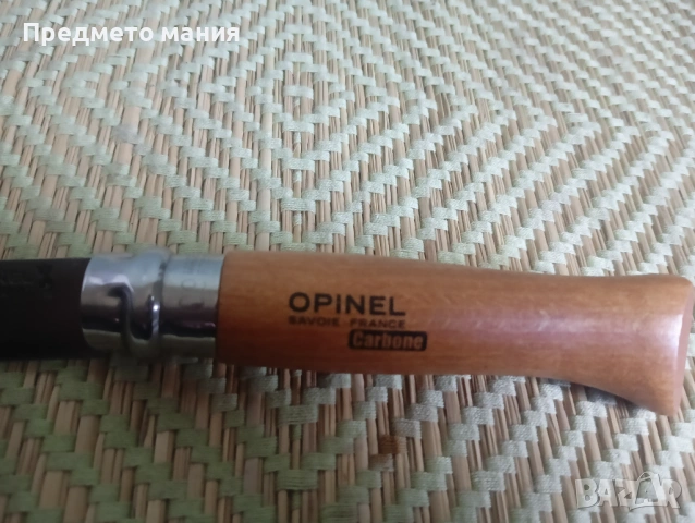 Сгъваем нож ножче ножка Opinel No.9 Carbone опинел, снимка 5 - Ножове - 54407352
