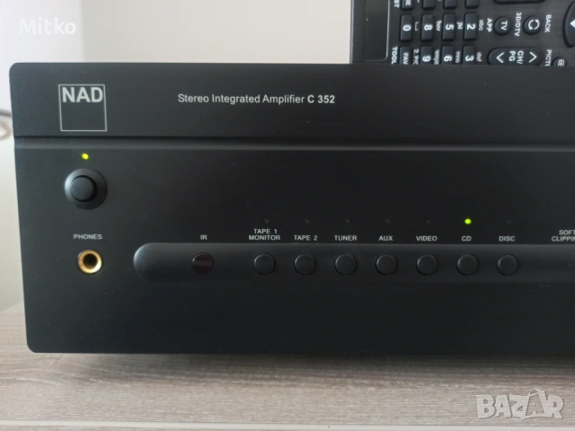 NAD c352 integrated amplifier Като нов дистанционно ! , снимка 3 - Ресийвъри, усилватели, смесителни пултове - 54819225