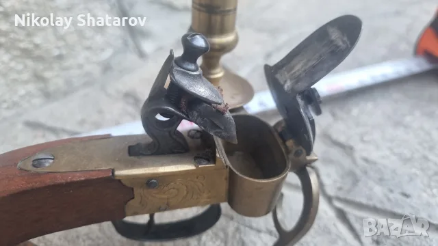 Кремъчен пистолет запалка , снимка 5 - Антикварни и старинни предмети - 54647997