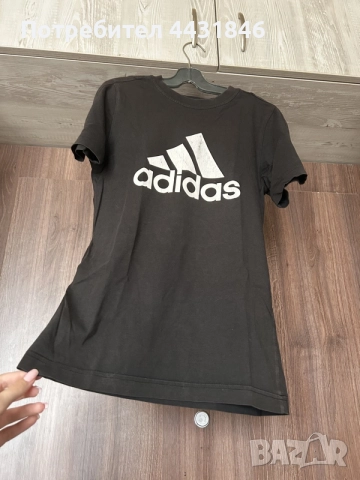 Adidas черна тениска