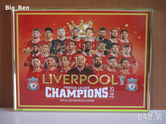 Картини Liverpool - Premier League Champions 2020/2025, снимка 6 - Футбол - 54371006