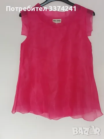 Дамска блуза Miu Miu, снимка 5 - Туники - 55378312