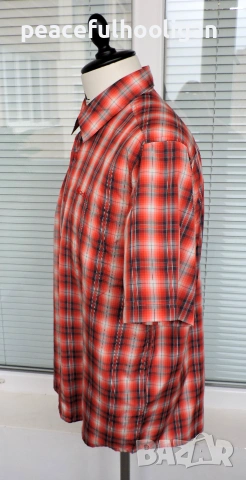 Odlo мъжка карирана риза – M/L (oversized | premium outdoor), снимка 7 - Ризи - 54986140