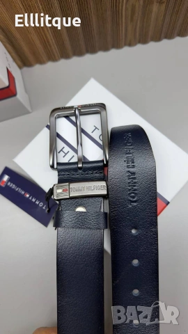 колани от естествена кожа в кутия Tommy Hilfiger , снимка 4 - Колани - 54807521