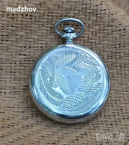 Джобен часовник Молния, снимка 3 - Антикварни и старинни предмети - 55310704