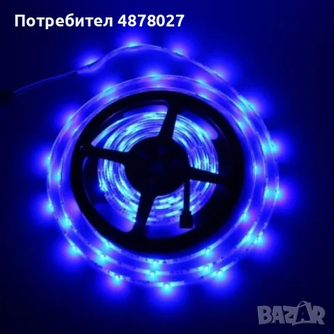 Лента с RGB LED диоди и дистанционно управление 5 метра, подходяща за кухненско осветление, снимка 3 - Други стоки за дома - 55467791