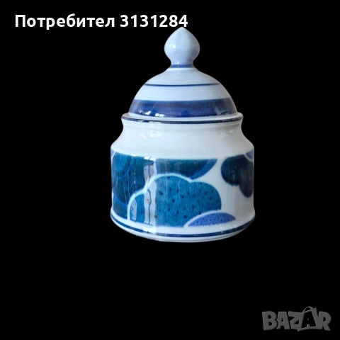 Колекционерски порцеланов сервиз за еспресо Villeroy & Boch "Blue Cloud" (1970s), снимка 8 - Сервизи - 54901885