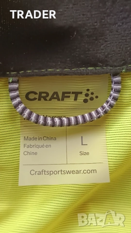 яке ветровка джърси за бягане спорт CRAFT размер L, снимка 4 - Спортни дрехи, екипи - 31113149