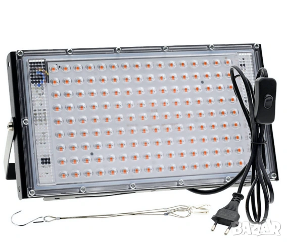 Фитолампа 200W с пълен спектър за стайни растения Оранжерийни цветя Разсад на растения, снимка 4 - Други - 54542247
