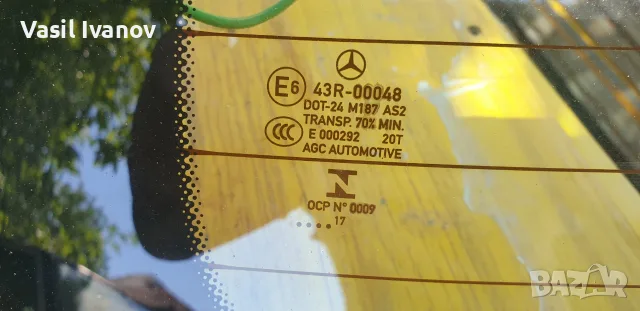 Задно стъкло за мерцедес w246, снимка 2 - Части - 55678605