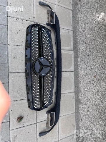 CLA Mercedes решетка и дифузиор , снимка 2 - Аксесоари и консумативи - 54099511