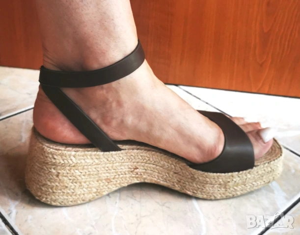 страхотни сандали на Zara 37 номер, снимка 4 - Сандали - 54878931
