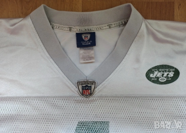 NFL Jursey / New York JETS , #4 Brett Favre , Reebok, снимка 2 - Спортни дрехи, екипи - 54666634