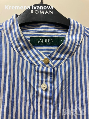 RALPH LAUREN Wilda striped shirt dress, снимка 13 - Рокли - 54970148